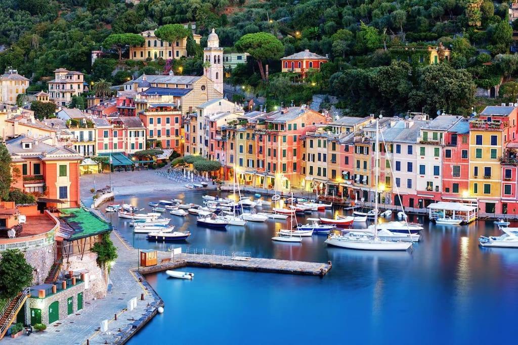 Portofino - Appartamento Vista Mare - Rooftop Terrazzo - In Centro Citta - Free Wifi Rapallo Exterior foto